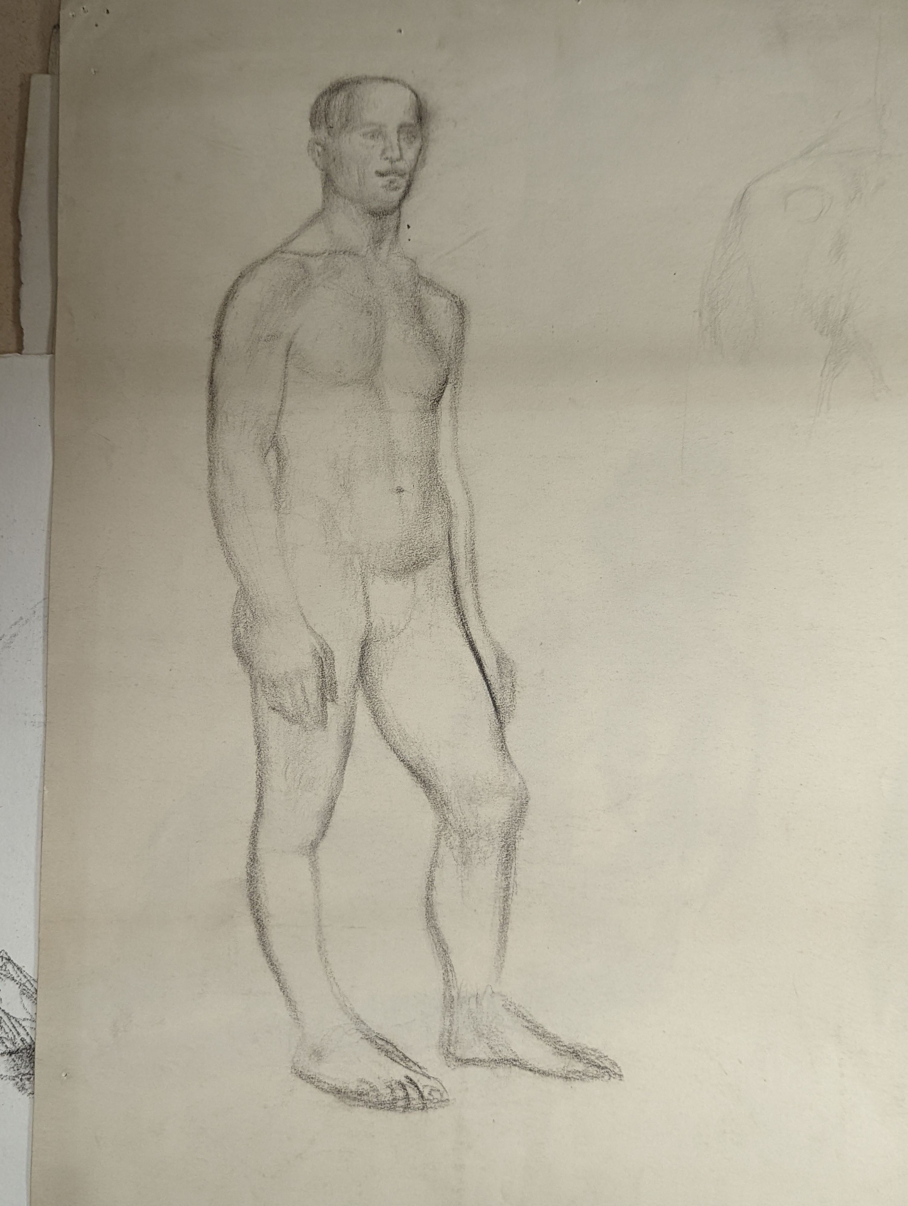 Barnett Freedman (1901-1958), folio of ink and pencil sketches, mostly nude studies, largest 37 x 27cm